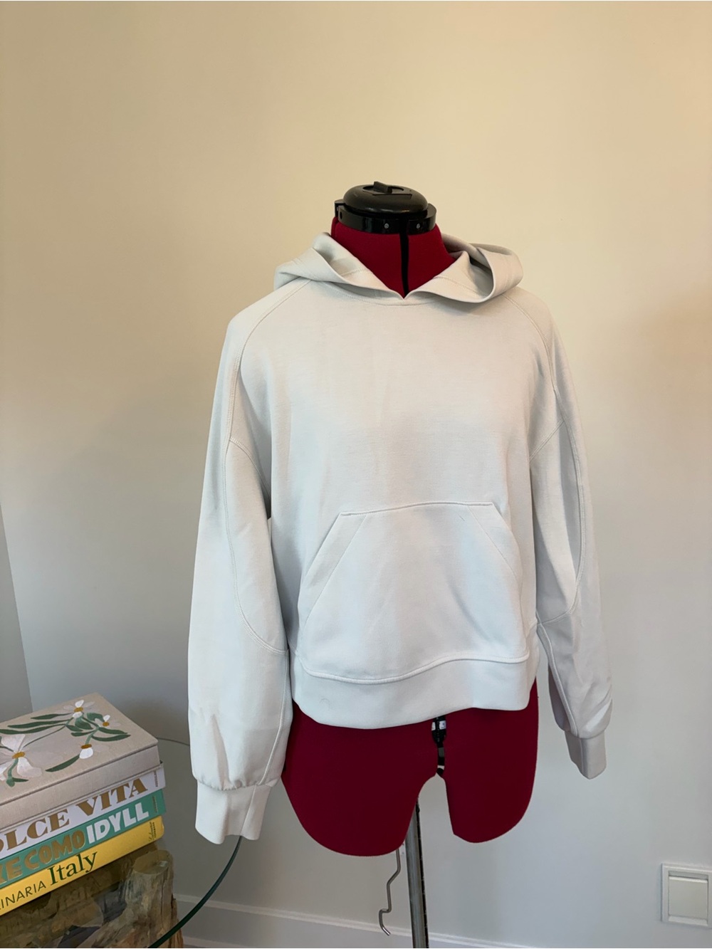 lululemon athletica Ivory Crewneck Hoodie Pullover